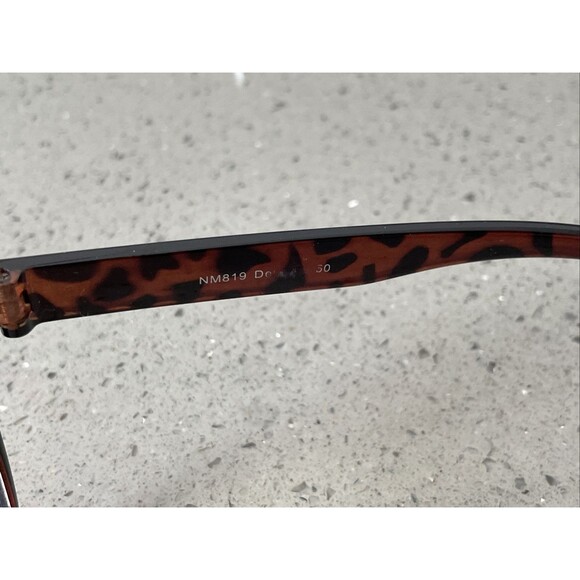 Nicole Miller NM819 Tortoise Frames ONLY round full rim Eyeglasses - Picture 5 of 14